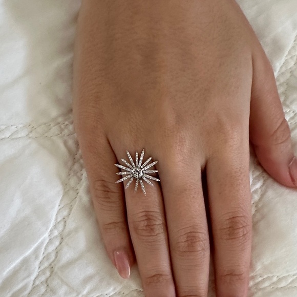 EFFY 14k Diamonds white solid gold Ring - Picture 5 of 9